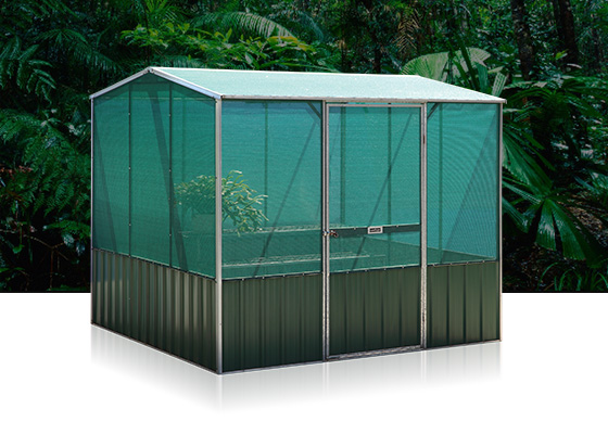 Image of a green shade house